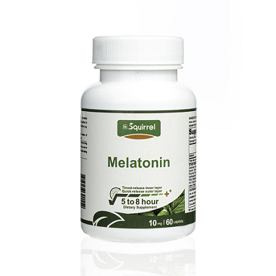 Liberación programada de melatonina 10 mg 60 tabletas con marcas privadas