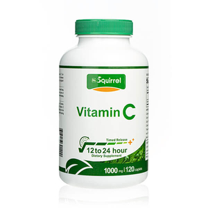 Vitamina C 1000 mg 120 comprimidos comprimidos de liberación sostenida para la inmunodeficiencia