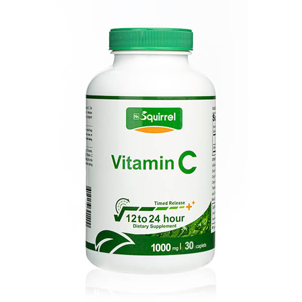 Vitamina C 1000 mg 30 tabletas Comprimidos antienvejecimiento de liberación programada
