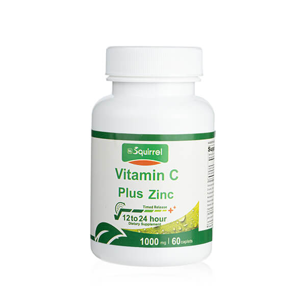 La vitamina C 1000 mg y el zinc 15 mg 120 tabletas protegen las cápsulas de liberación sostenida del hígado